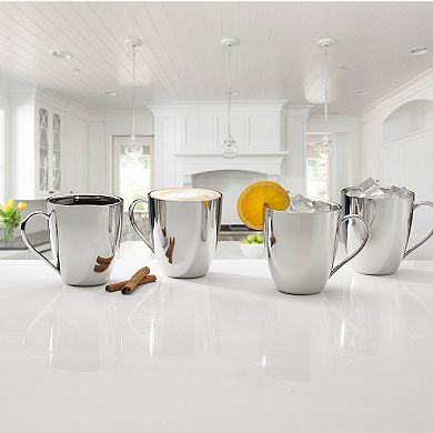 Mikasa 4-pc. Stainless Steel Mug Set