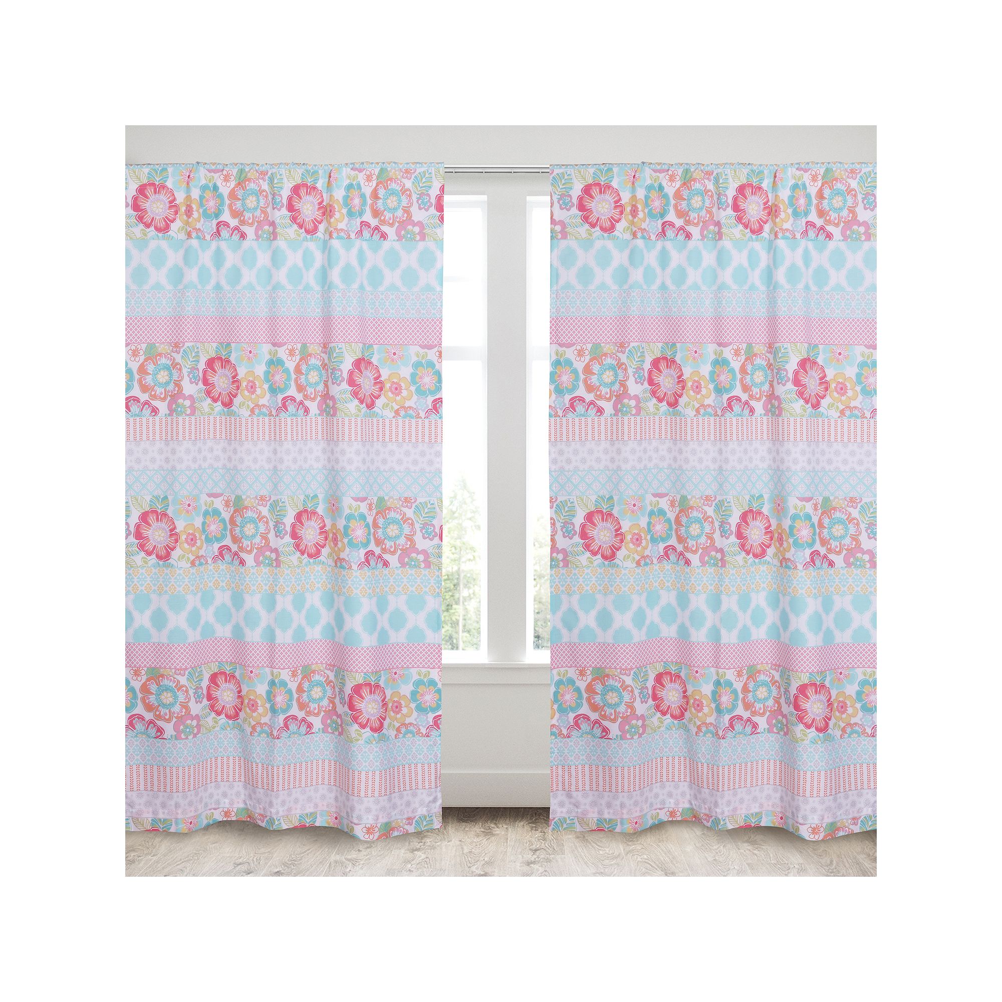 Levtex Home Jordan Window Curtain, Blue