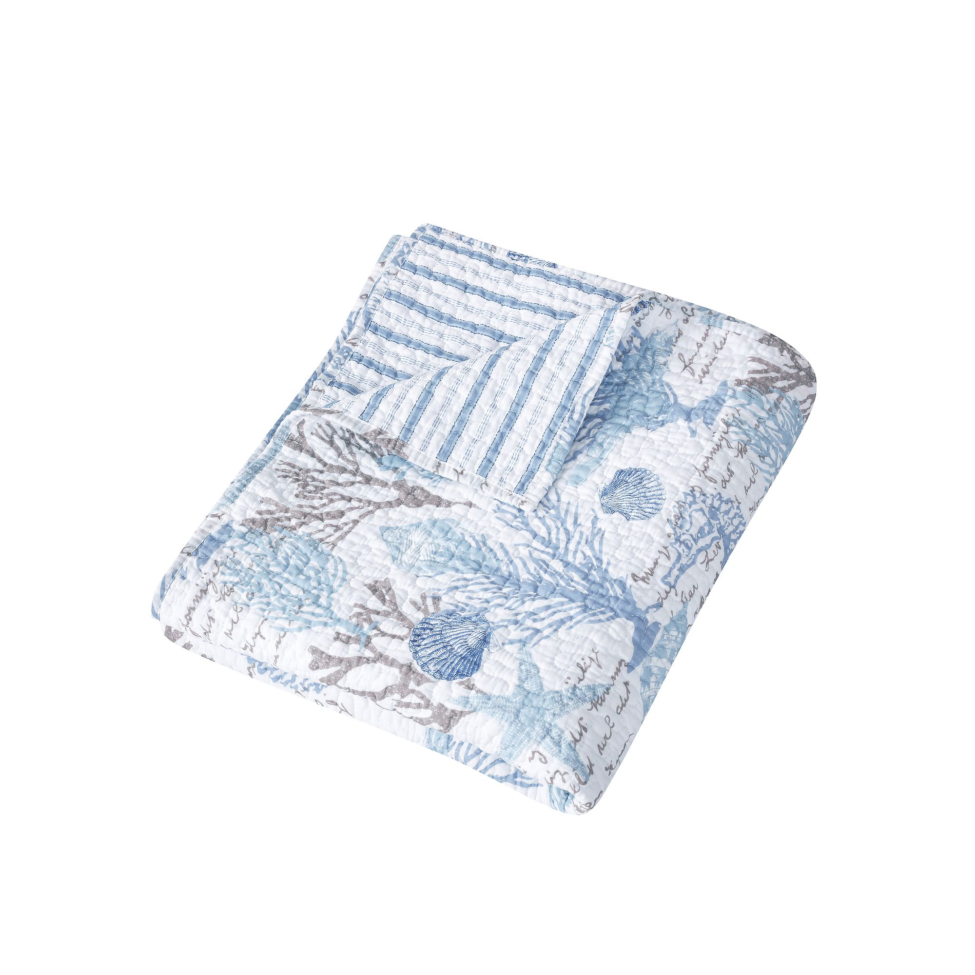 Levtex Home Galapagos Quilted Throw, Blue