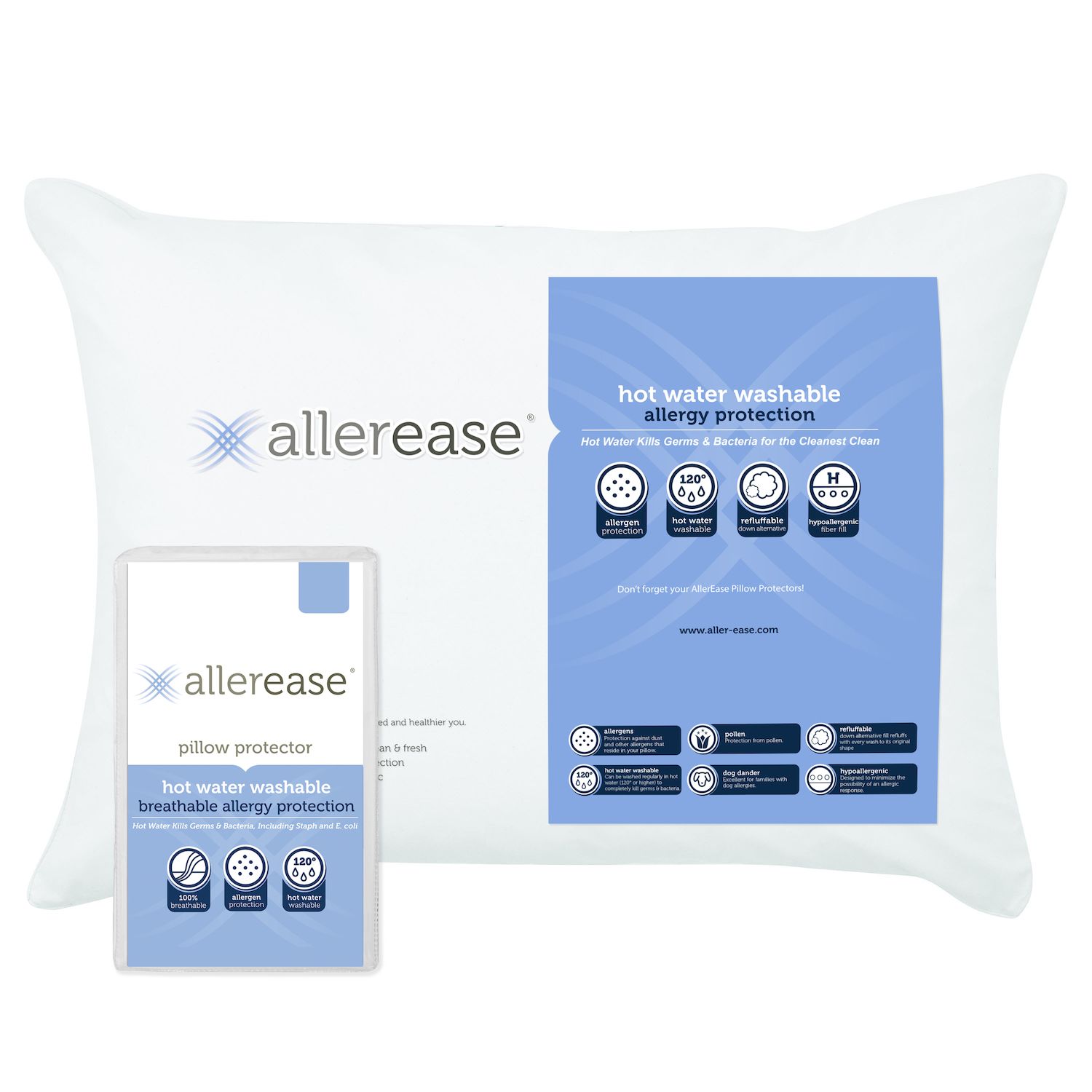 allerease pillow cover