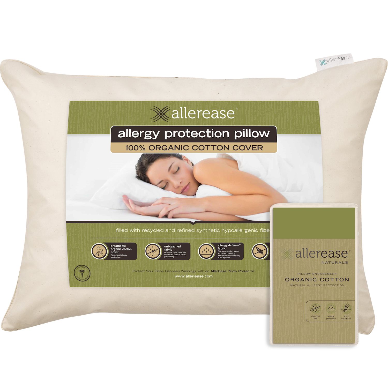 allerease pillow cover