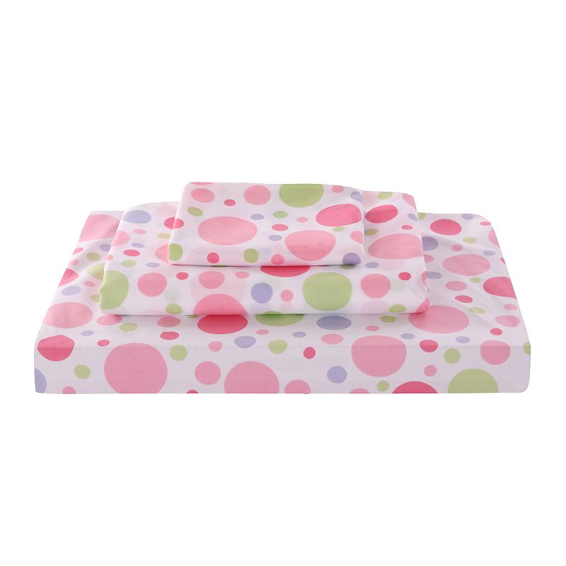 Levtex Home Merrill Girl Sheet Set, Pink, Twin