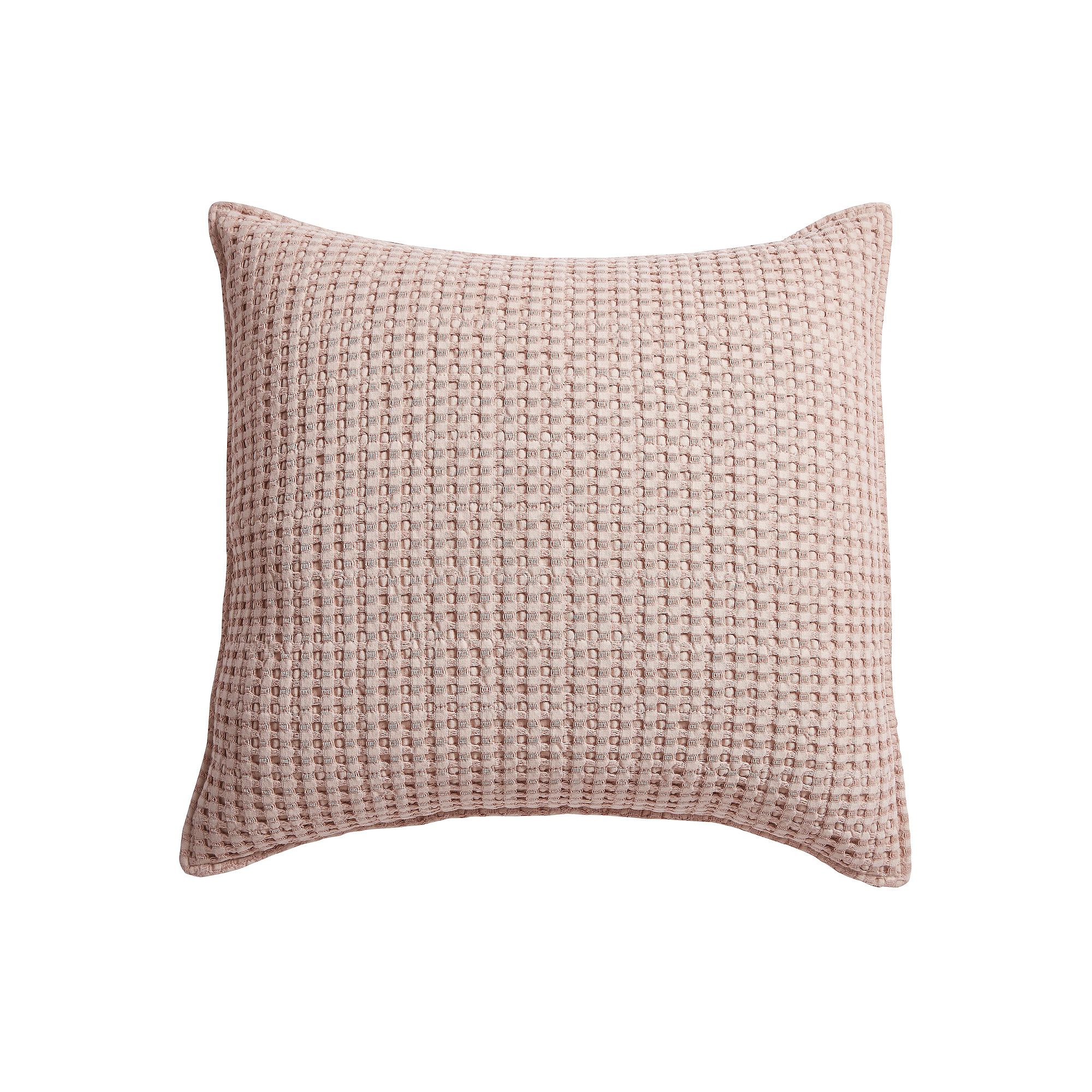 Levtex Home Mills Waffle Square Throw Pillow, Blush