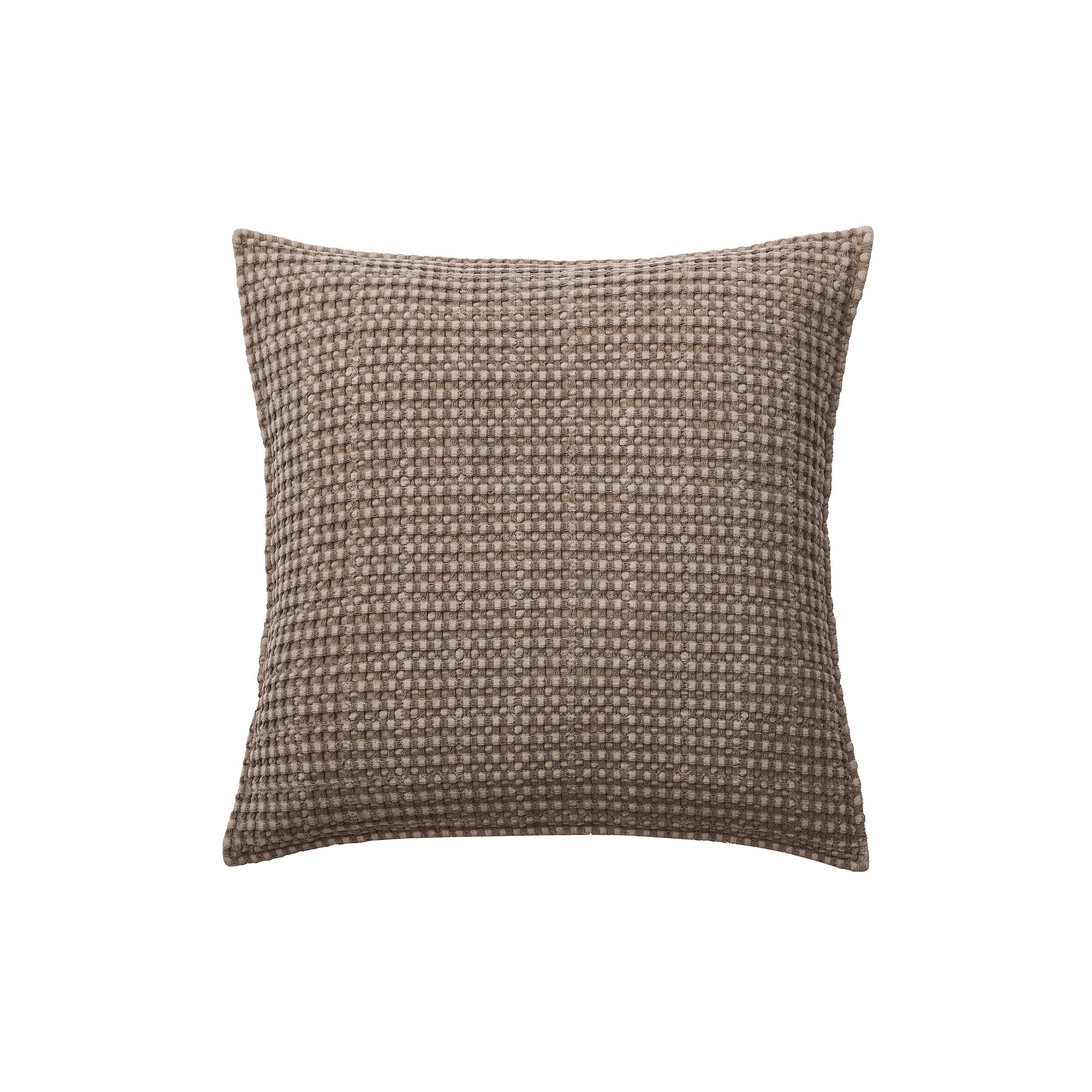 Levtex Home Mills Waffle Square Throw Pillow, Brown