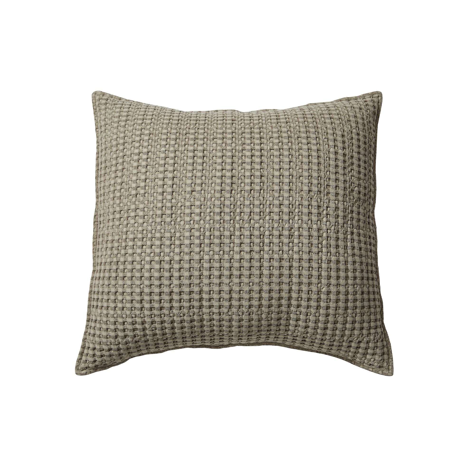 Levtex Home Mills Waffle Square Throw Pillow, Brown