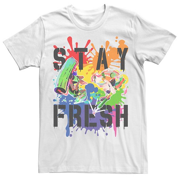 Men S Splatoon Stay Fresh Splat Tee