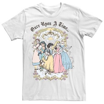 Men's Disney Princess Once Upon A Time Vintage Cartoon Tee