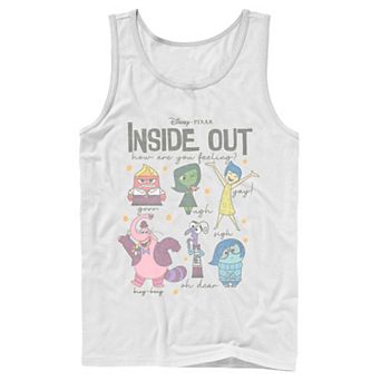 Men's Disney / Pixar Inside Out How Are You Feeling Group Shot Tank Top