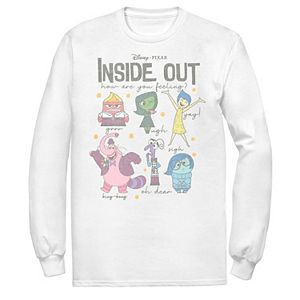 Disney Pixar S Inside Out Boys 8 Complicated Emotions Graphic Fleece Hoodie