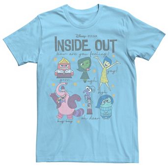 Disney / Pixar's Inside Out Men's How Are You Feeling Group Shot Tee
