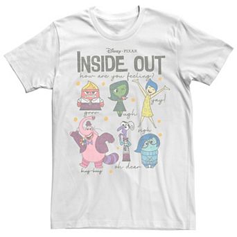 Disney / Pixar's Inside Out Men's How Are You Feeling Group Shot Tee