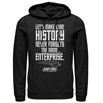 Men's Star Trek Next Generation Enterprise History Hoodie