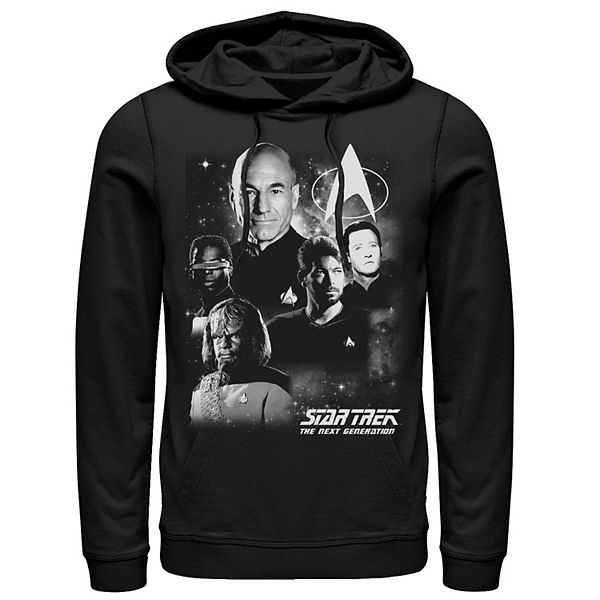 Men's Star Trek Next Generation Captain's Crew Hoodie
