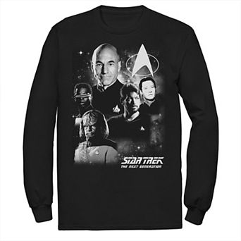 Men's Star Trek Next Generation Captain's Crew Tee