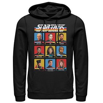 Men's Star Trek Next Generation 9 Cast Members Hoodie