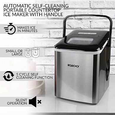 Igloo Automatic Self-Cleaning Ice Maker