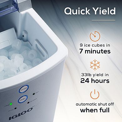 Igloo 33-lb. Automatic Portable Countertop Ice Maker Machine