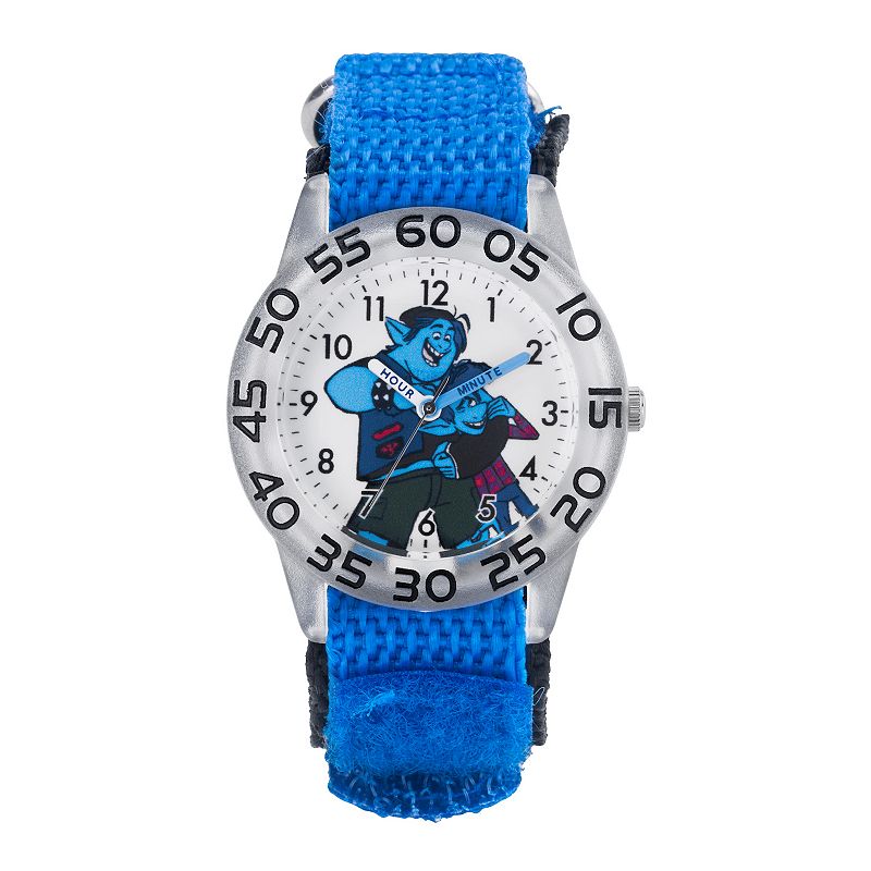 Disney / Pixar's Onward Ian & Barley Kids' Time Teacher Watch, Boy's, Size: Medium, Blue