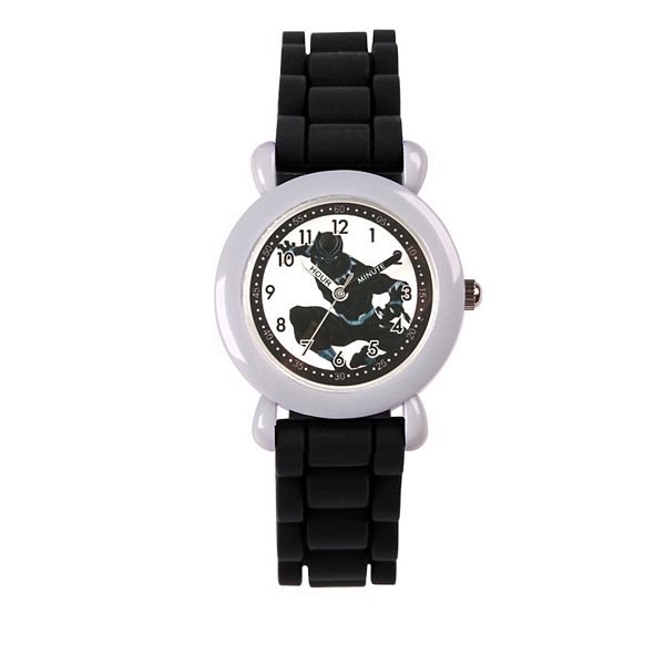 Marvel Black Panther Kids Gray Time Teacher Watch