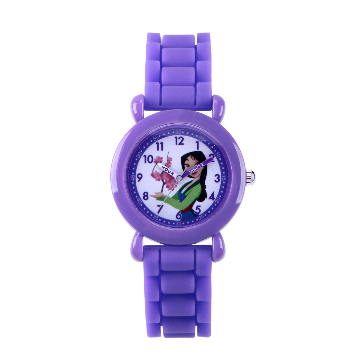 Image for Licensed Character Disney Princess Mulan Cherry Blossom Kids' Time Teacher Watch at Kohl's.