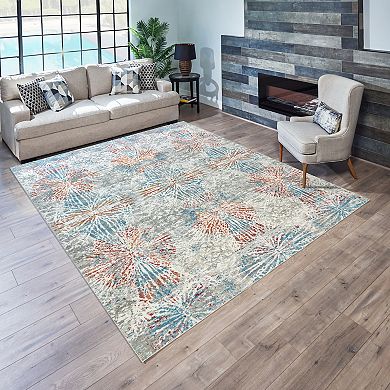 Avenue 33 Crius Virga Gray Blue Rug