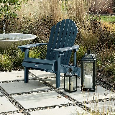 Highwood USA Hamilton Folding & Reclining Adirondack Chair 2-Piece Set