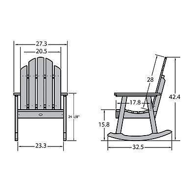Highwood USA Classic Westport Garden Rocking Chair