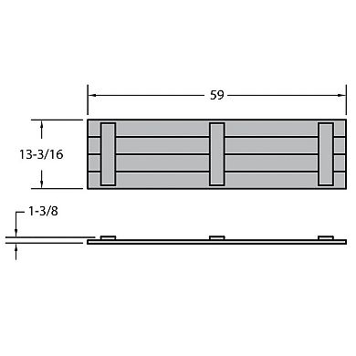Elk Outdoors Stonecroft 59-in. Set of 2 Shutters