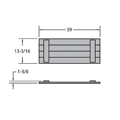 Elk Outdoors Stonecroft 39-in. Set of 2 Shutters