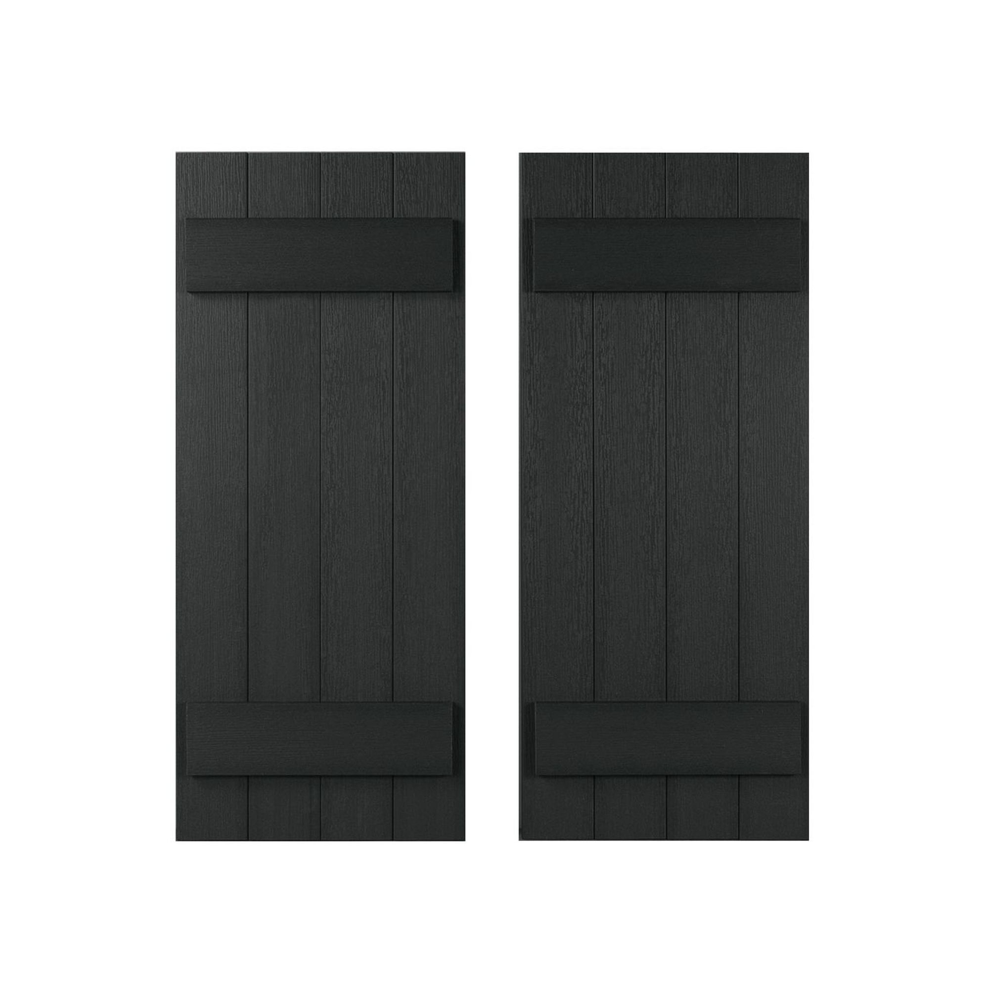 Elk Outdoors Stonecroft 31-in. Set of 2 Shutters, Black