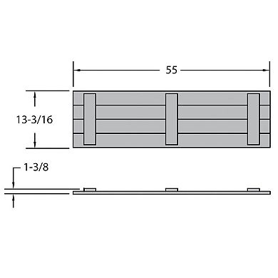 Elk Outdoors Stonecroft 55-in. Set of 2 Shutters
