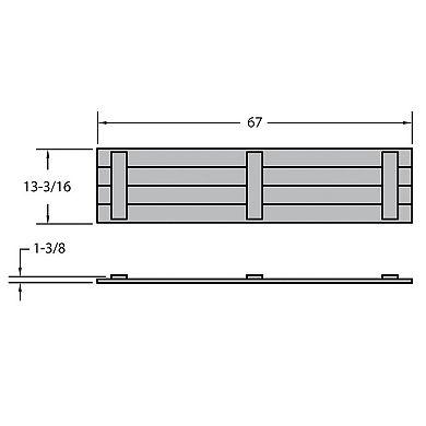 Elk Outdoors Stonecroft 67-in. Set of 2 Shutters