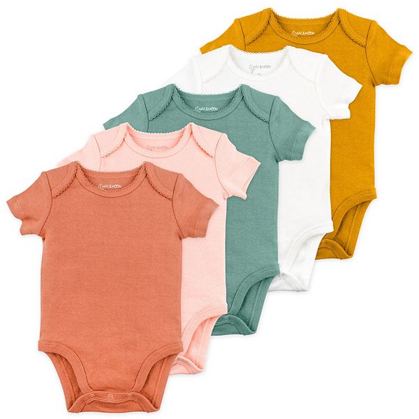 Baby Girl Mac & Moon 5-pack Bodysuits