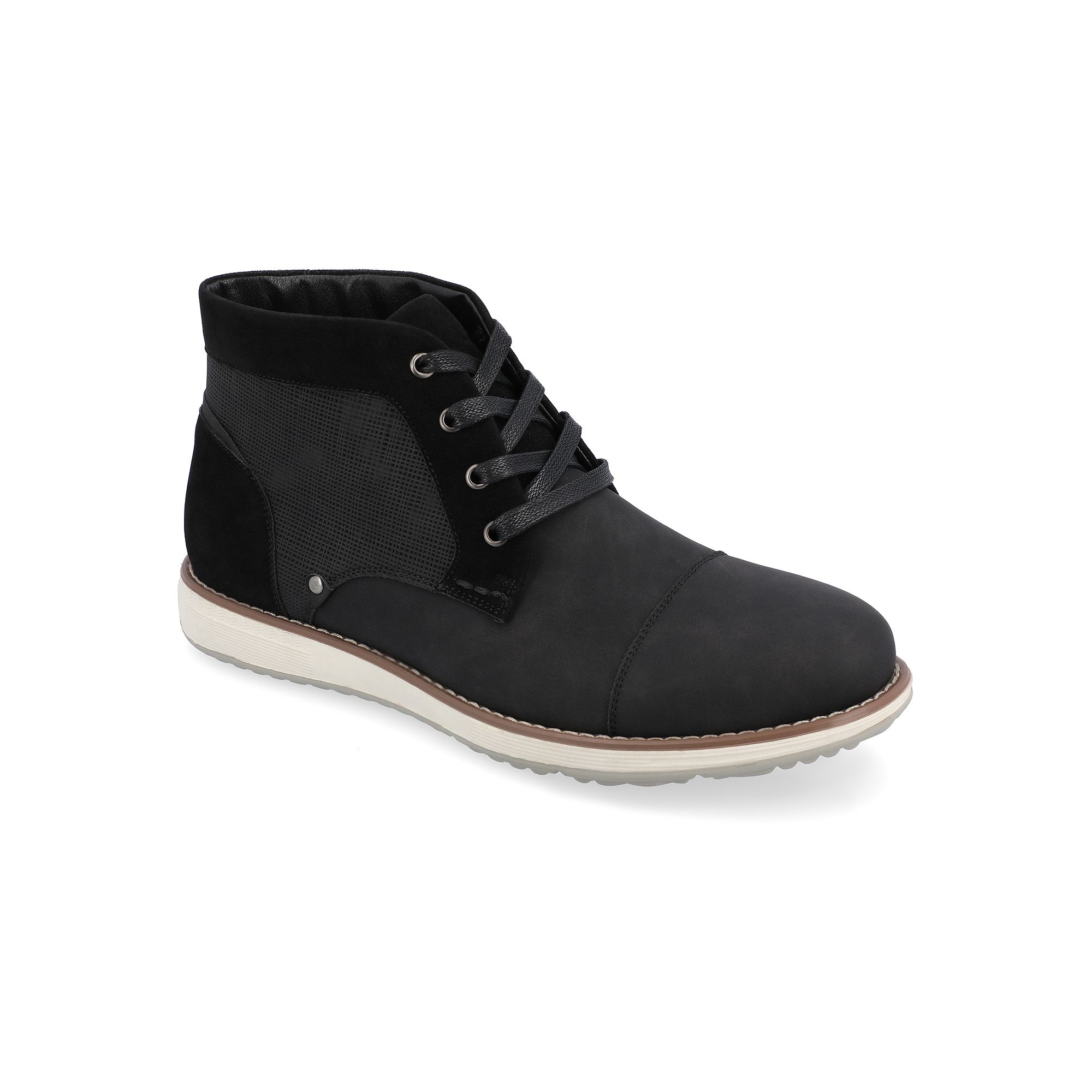 VANCE Austin Mens Chukka Boots, Size: 9 Wide, Black