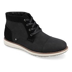 Kohls mens black on sale boots