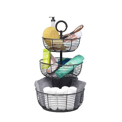 Mikasa 3-Tier Round Wrap Basket