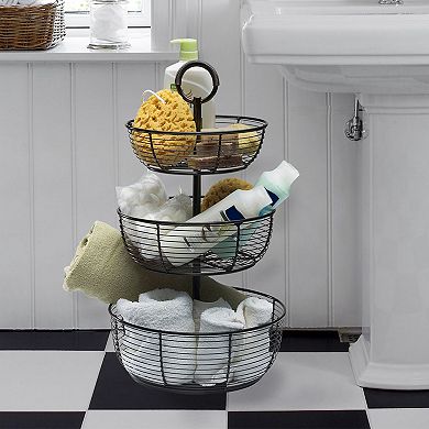 Mikasa 3-Tier Round Wrap Basket
