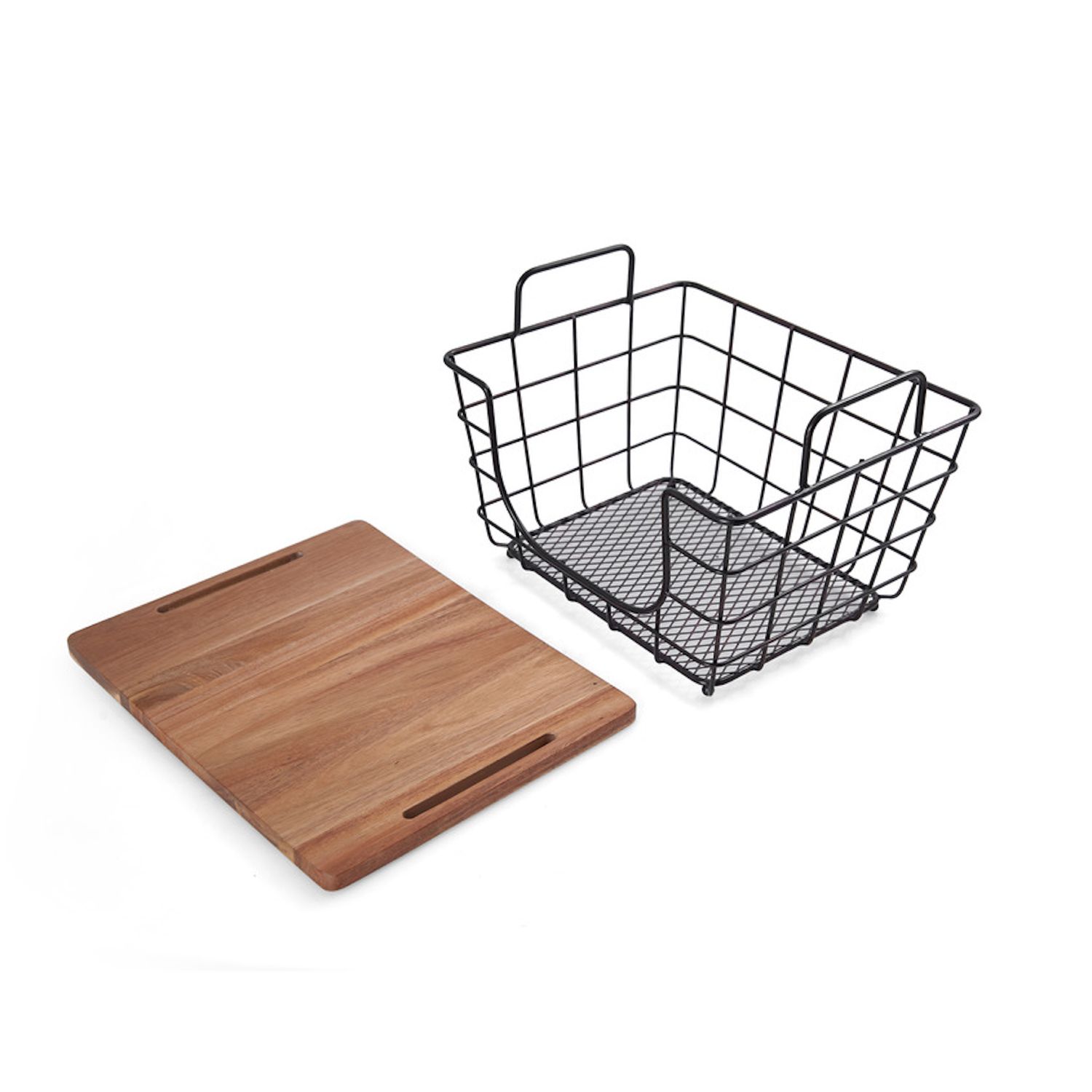 Mikasa Stackable Basket With Lid   4459893 ALT2