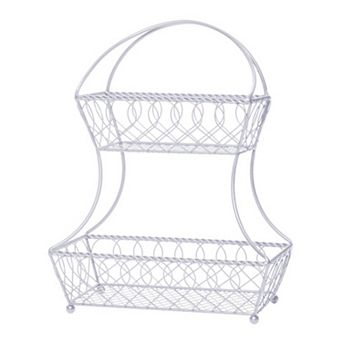 Mikasa 2 tier Flatback Basket