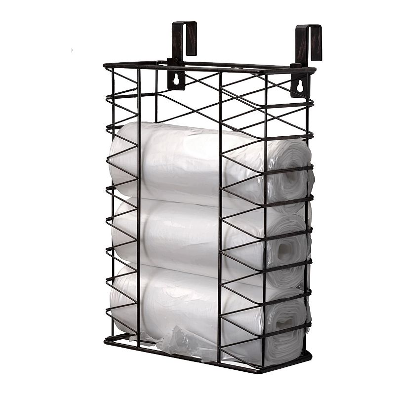 Mikasa Garbage Bag Holder Basket, Black