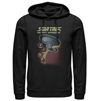 Men's Star Trek The Next Generation Group Shot Bubble Portrait Hoodie