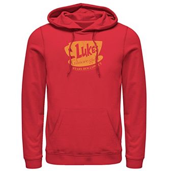 Men's Gilmore Girls Luke's Stars Hollow, CT Distressed Sign Hoodie