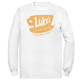 Men's Gilmore Girls Luke's Stars Hollow, CT Distressed Sign Tee
