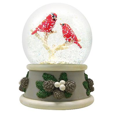 Cardinal Musical Snowglobe Table Decor