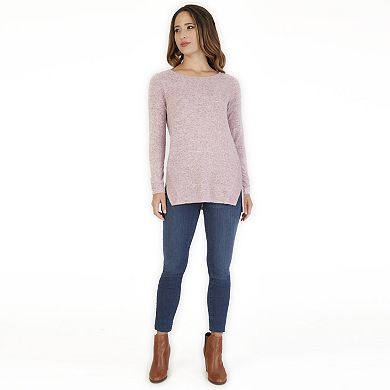 Petite Apt. 9® Side-Split Scoopneck Sweater