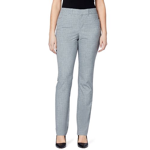 Women's Gloria Vanderbilt Haven Microtech Straight-Leg Dress Pants