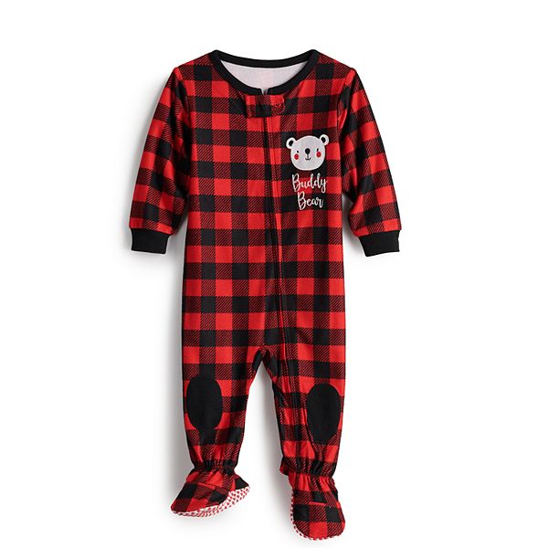 Baby Jammies For Your Families® Cool Bear Plaid Sleep & Play by Cuddl Duds