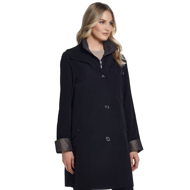 Gallery trench coat with detachable clearance liner