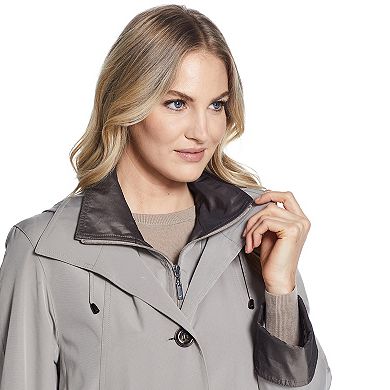 Women's Gallery Hooded Long Rain Jacket