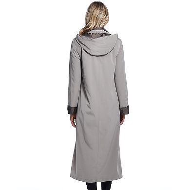 Women's Gallery Hooded Long Rain Jacket